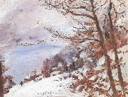 Lovis Corinth Walchensee im Winter oil painting artist