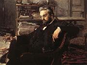 Mikhail Vrubel Portrati of konstantin artsybushev oil painting artist