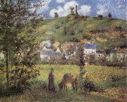 Camille Pissarro Landscape at Chaponval oil painting artist