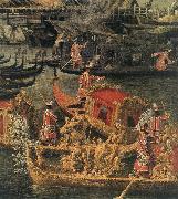 Canaletto Arrival of the French Ambassador in Venice (detail) d oil painting