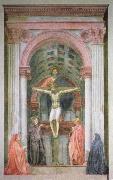 MASACCIO The Trinity oil painting