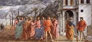 MASACCIO Tribute Money oil painting