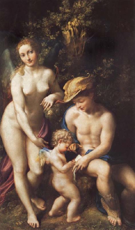 Correggio Venus with Mercury and Cupid oil painting image