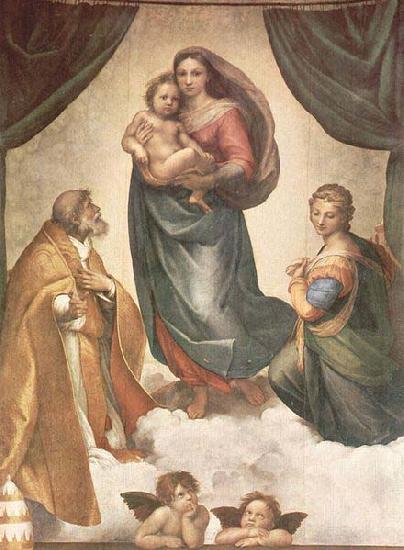 Raphael Sistine Madonna oil painting image