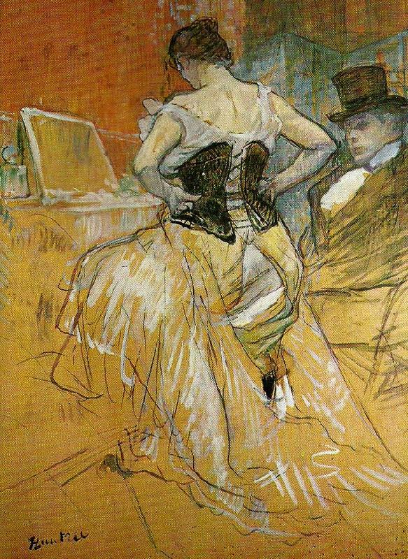 toulouse-lautrec a passing conquest oil painting image