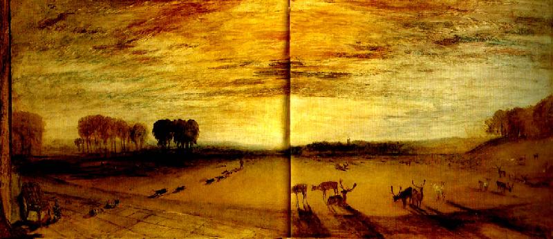 J.M.W.Turner petworth park oil painting image