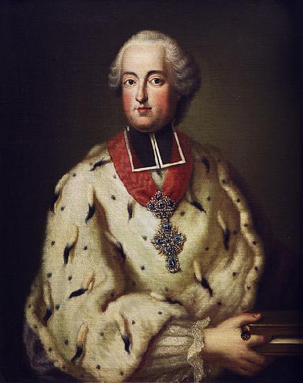 Anonymous Clemens Wenzeslaus von Sachsen, Furstbischof von Trier und Augsburg oil painting image