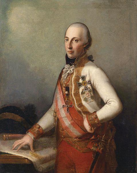 Anonymous Feldmarschall Erzherzog Karl in Uniform mit dem Grobkreuz des Militar oil painting image