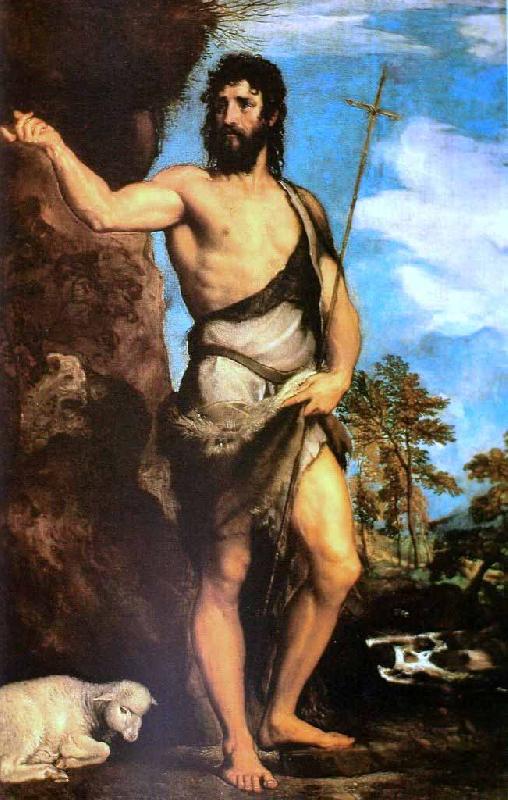 Titian Saint John the Baptist