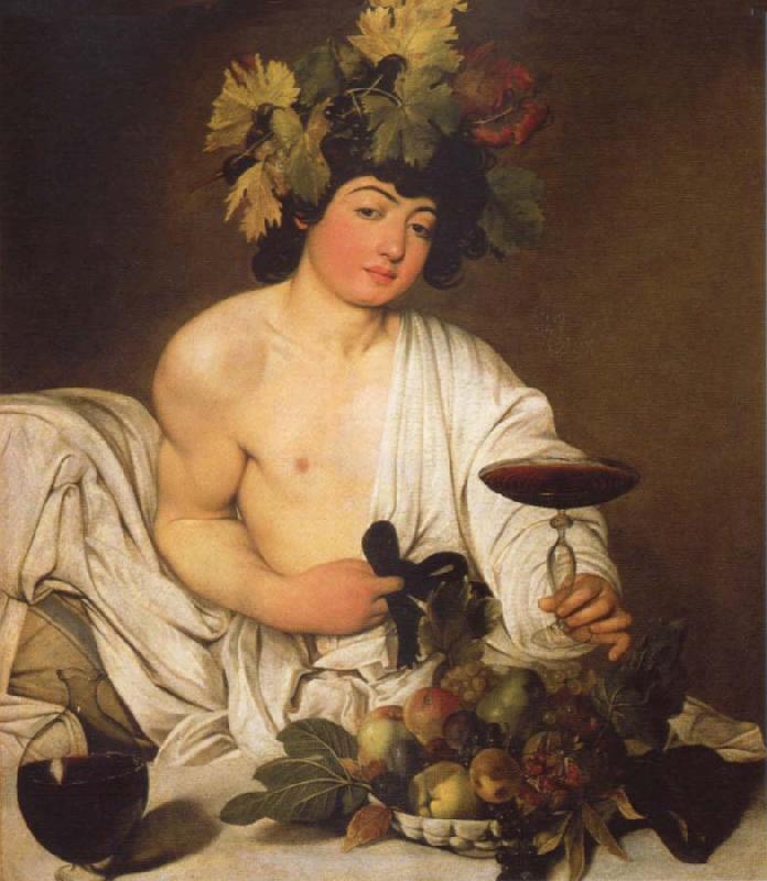 Caravaggio Bacchus oil painting image