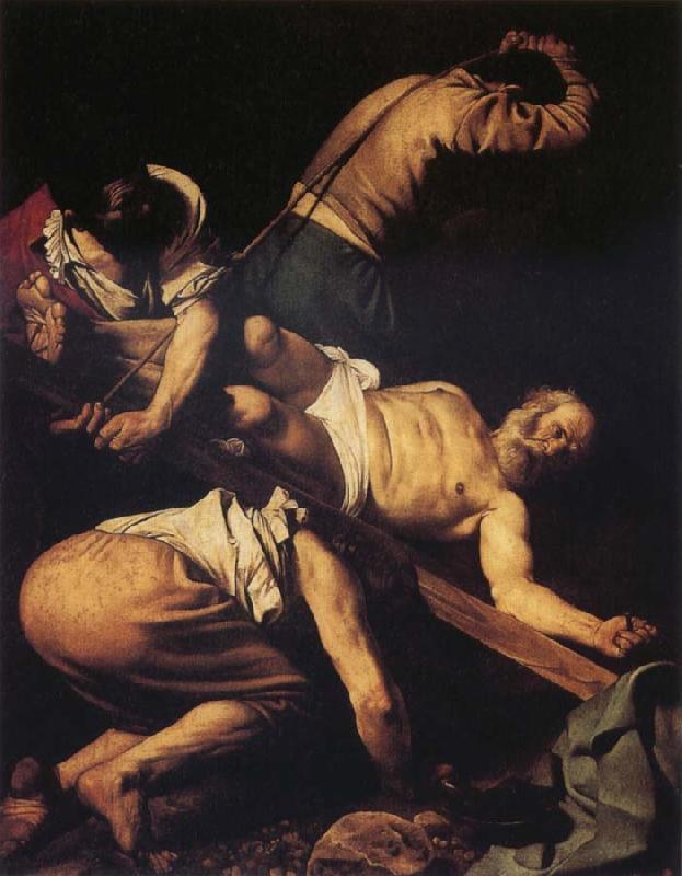 Caravaggio The Crucifixion of St Peter oil painting image