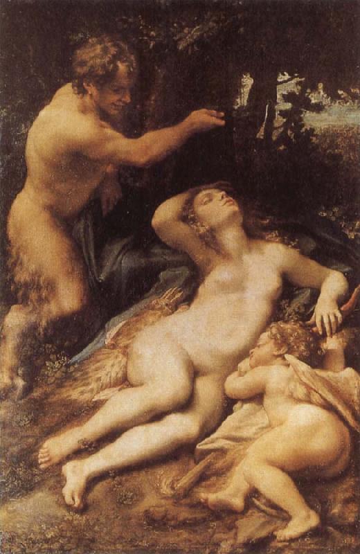 Correggio Zeus and Antiope oil painting image